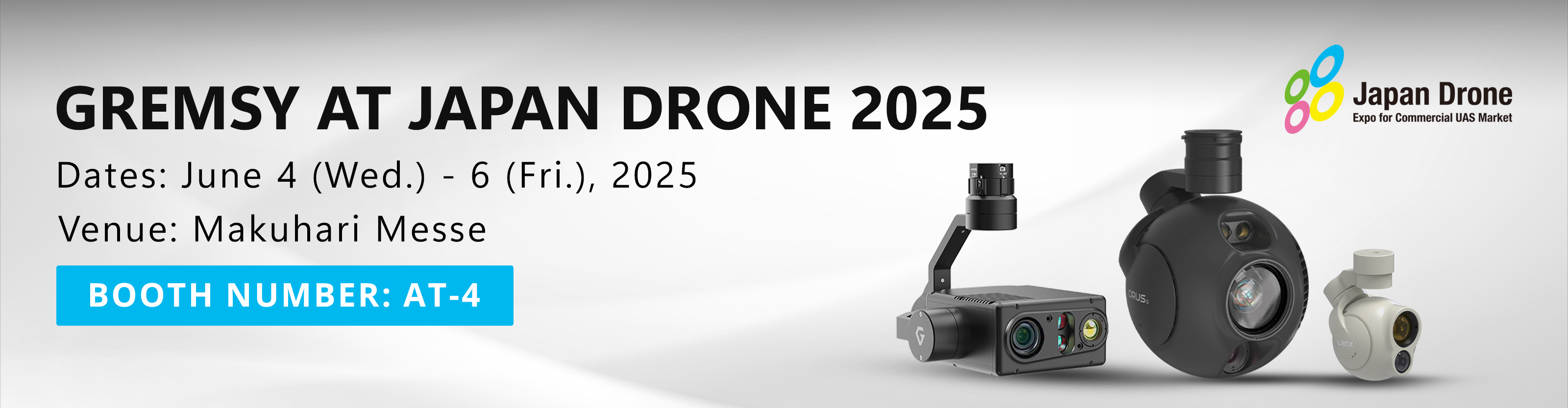 GREMSY WILL SHOWCASE OURS LATEST INNOVATION AT JAPAN DRONE 2025