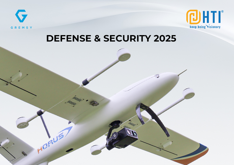 Gremsy & HTI Successfully Integrate VIO G1 onto Horus VTOL UAV, Showcase for Defense & Security 2025