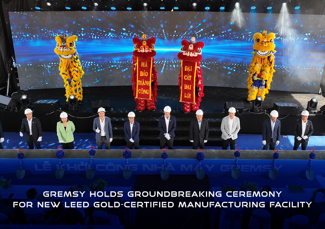 Gremsy Holds Groundbreaking Ceremony for new LEED Gold-Certified Manufacturing Facility