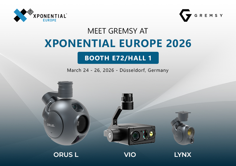 GREMSY HEADS TO XPONENTIAL EUROPE 2026, UNVEILING A NEW NEXT-GENERATION PAYLOAD SOLUTION