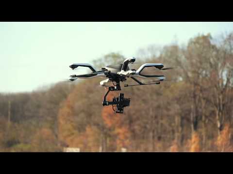 Gremsy T7 - Neo Drone - Workswell GIS320 on set.