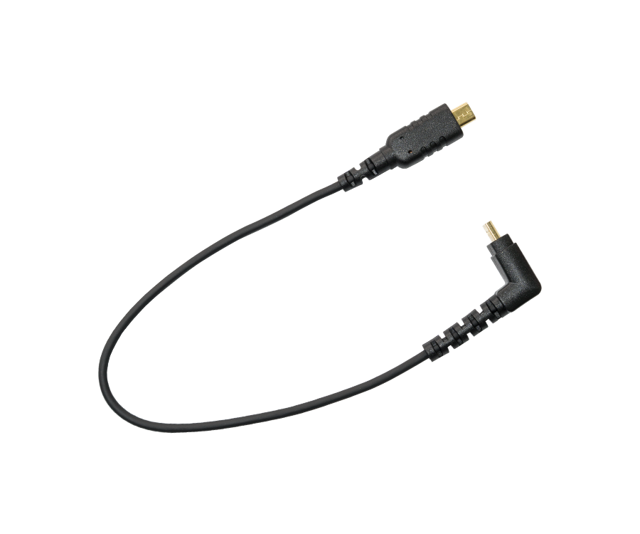 RIGHT TO STRAIGHT ANGLE MICRO HDMI CABLE (20CM)