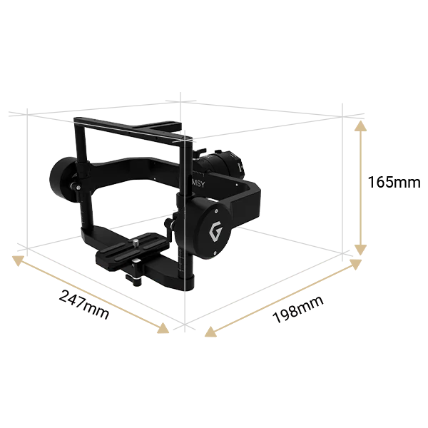 Dimensions - Front Mount & Roll-Tilt Mount
