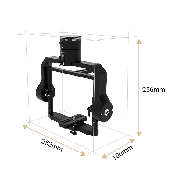 Dimensions - Pan-Tilt Mount